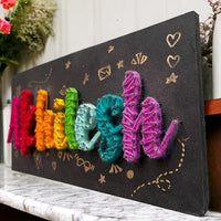 Single Name String Art