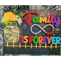 Family Ties: An Endlessly Touching String Art