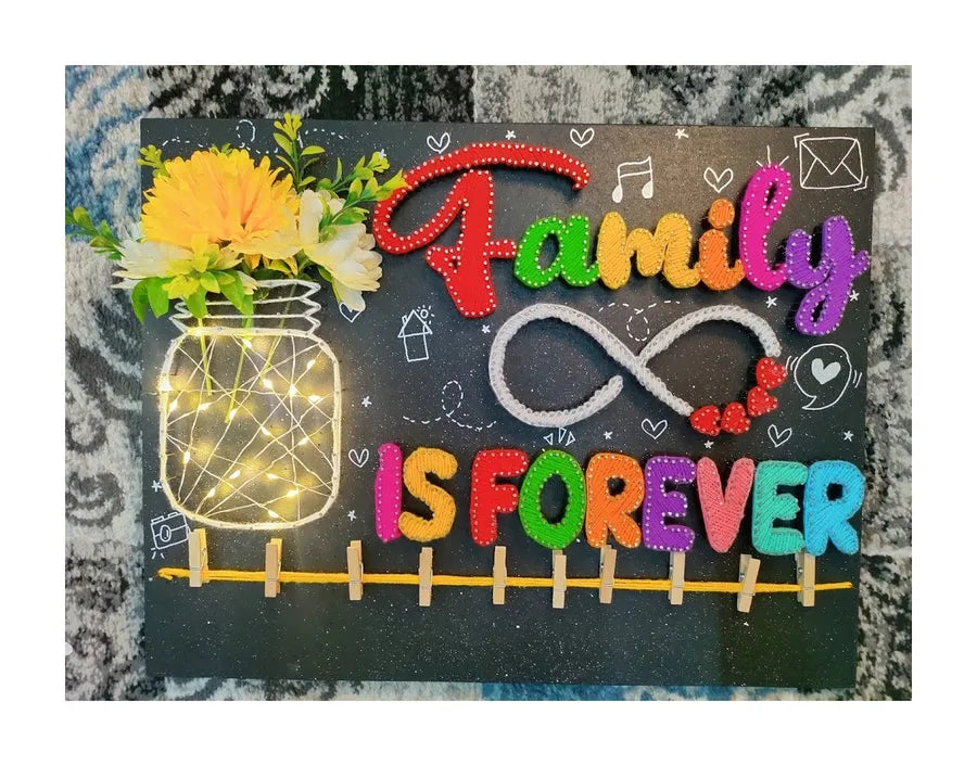 Family Ties: An Endlessly Touching String Art