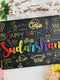 Customised Happy Birthday Nameplate with String Art